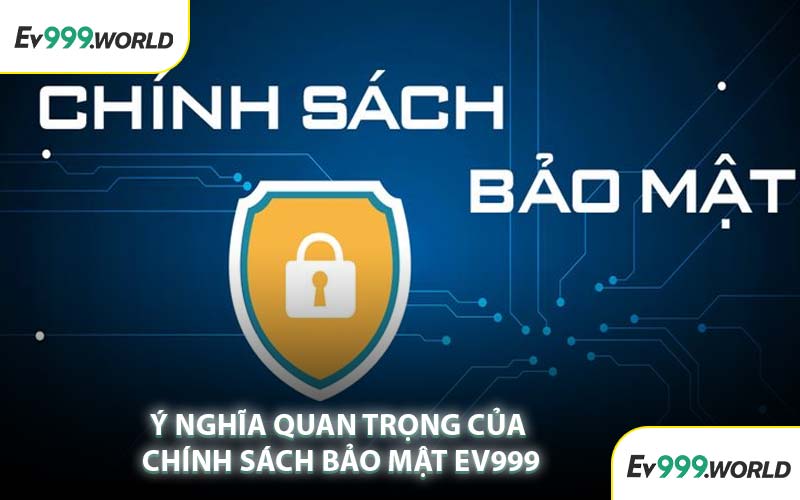 Ý Nghĩa Quan Trọng Của Chính Sách Bảo Mật EV999