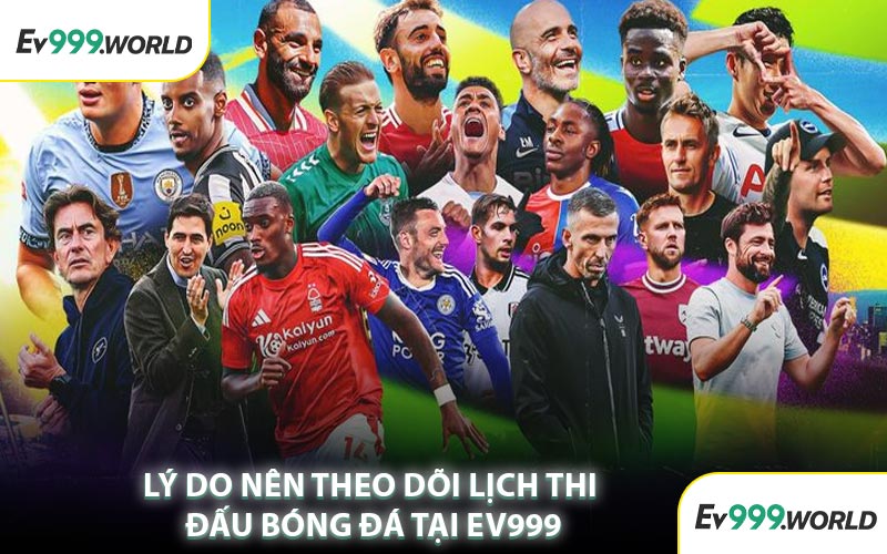 Lý Do Nên Theo Dõi Lịch Thi Đấu Bóng Đá Tại EV999